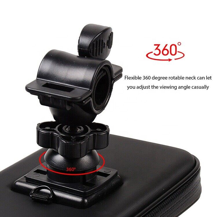 Bike Phone Holder Waterproof Case with Handlebar Mount