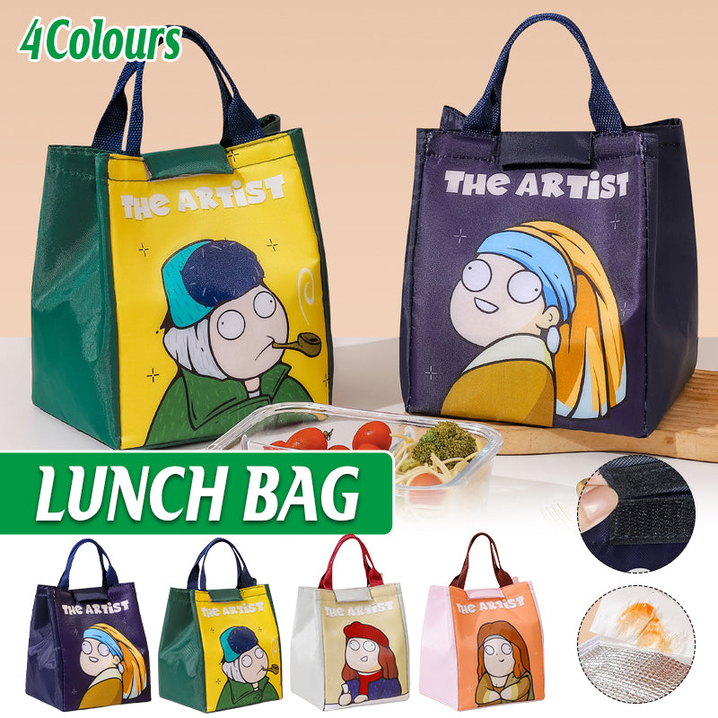 Cartoon Thermal Lunch Bag Portable Insulated Picnic Tote