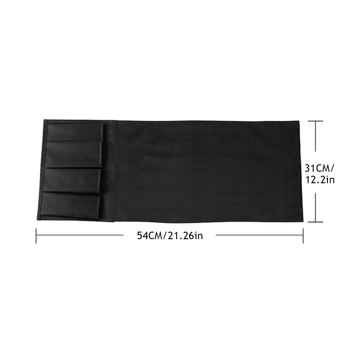 Sofa Arm Organizer with 6 Pockets and Table Top