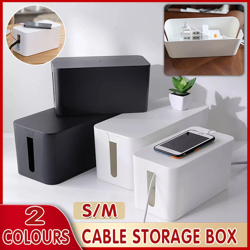 Cable Management Box for Power Strips and Cords