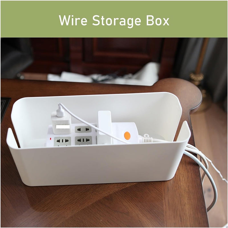 Cable Management Box for Power Strips and Cords