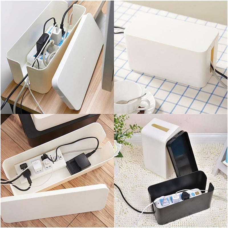 Cable Management Box for Power Strips and Cords