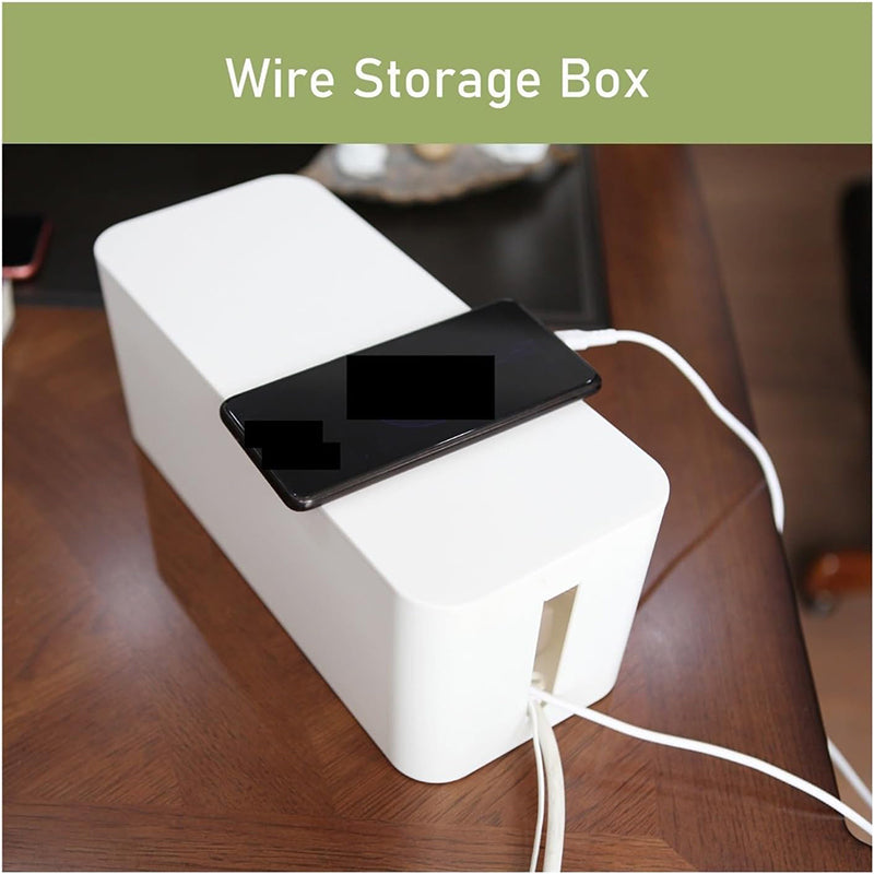 Cable Management Box for Power Strips and Cords