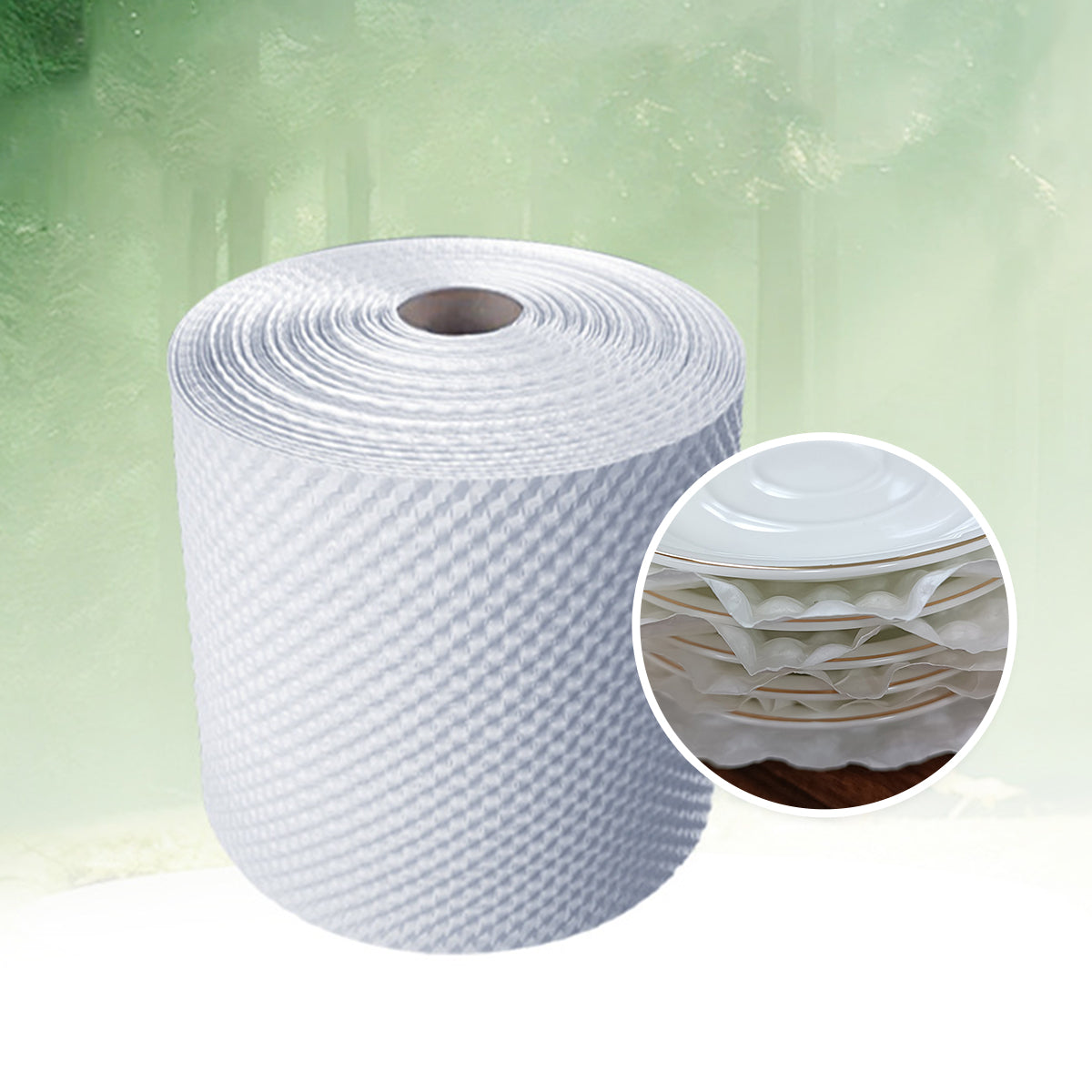 White Kraft Bubble Paper Roll Gift Wrapping