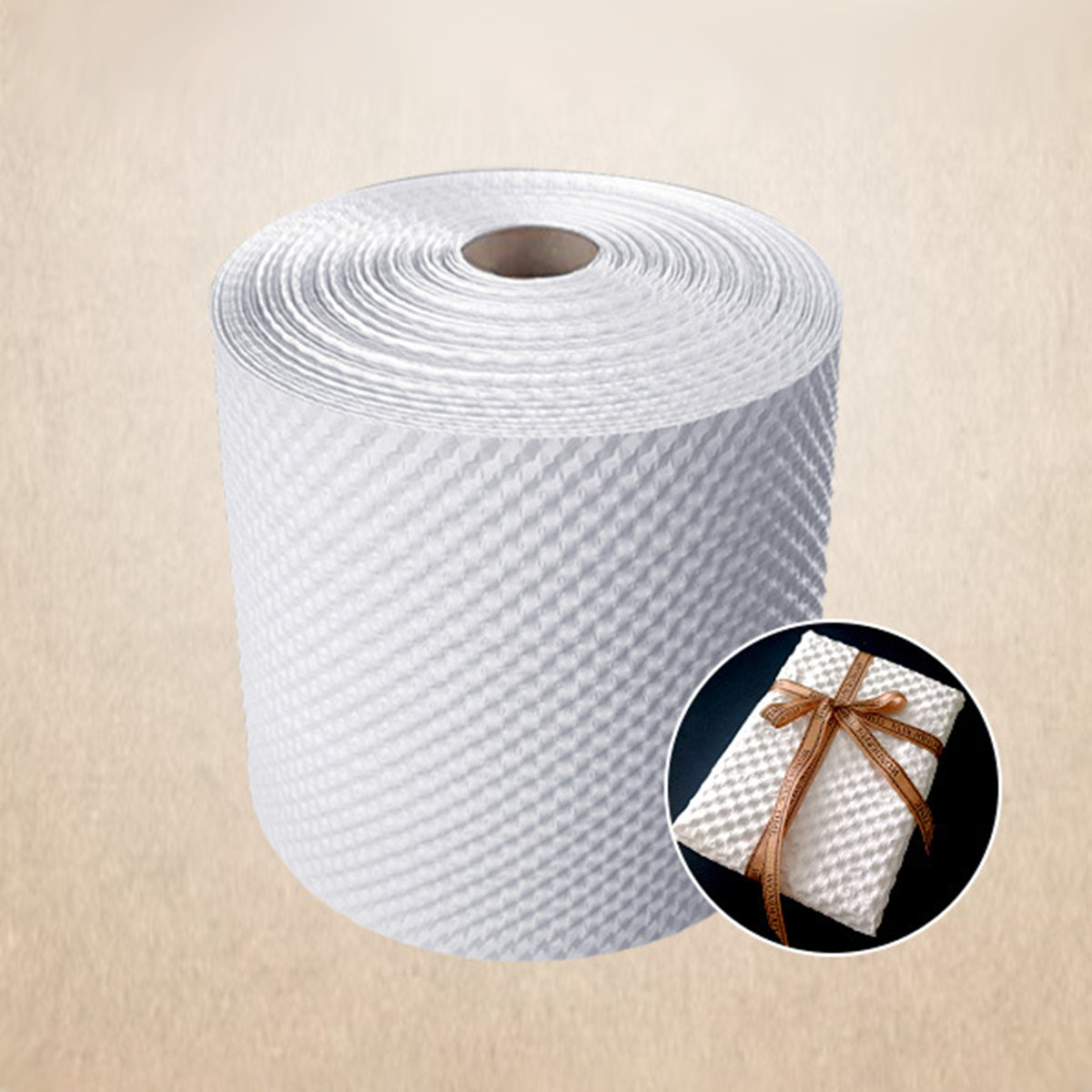 White Kraft Bubble Paper Roll Gift Wrapping
