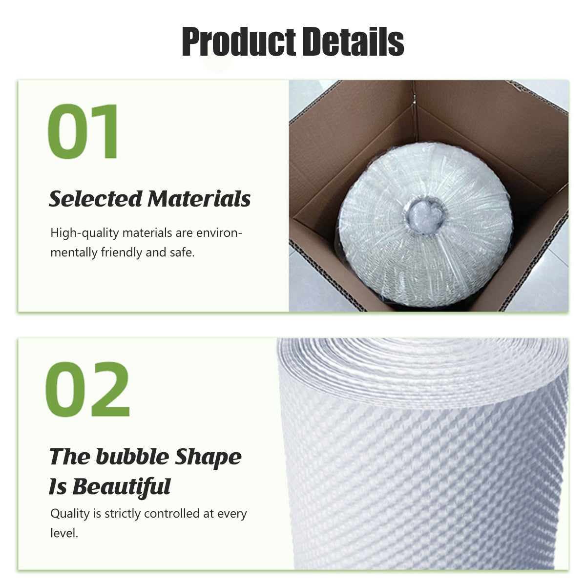 White Kraft Bubble Paper Roll Gift Wrapping