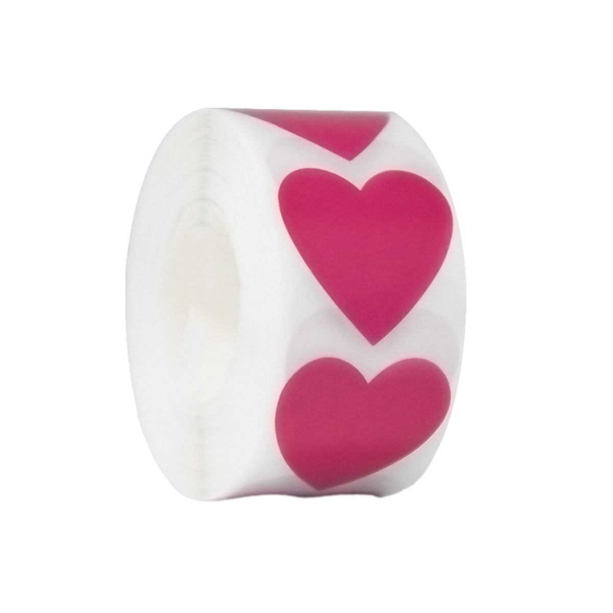 8 Rolls Heart Stickers 500 Pcs Self-Adhesive Labels