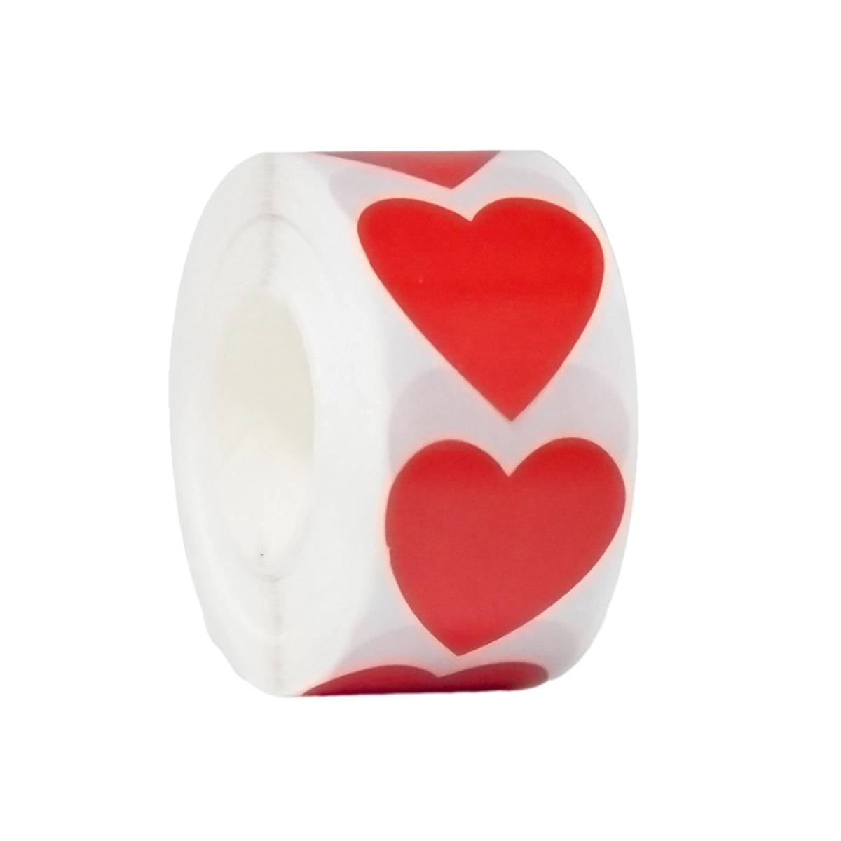 8 Rolls Heart Stickers 500 Pcs Self-Adhesive Labels