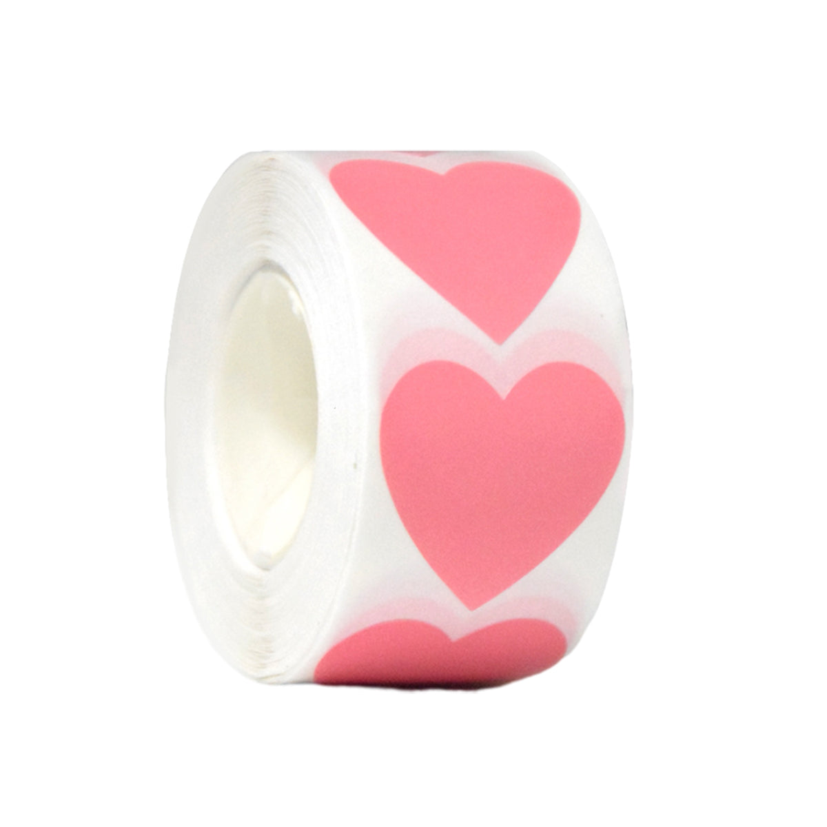 8 Rolls Heart Stickers 500 Pcs Self-Adhesive Labels