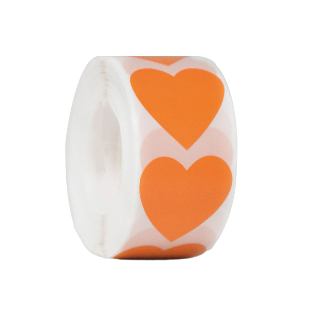 8 Rolls Heart Stickers 500 Pcs Self-Adhesive Labels