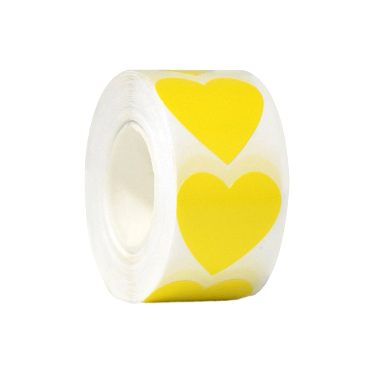 8 Rolls Heart Stickers 500 Pcs Self-Adhesive Labels