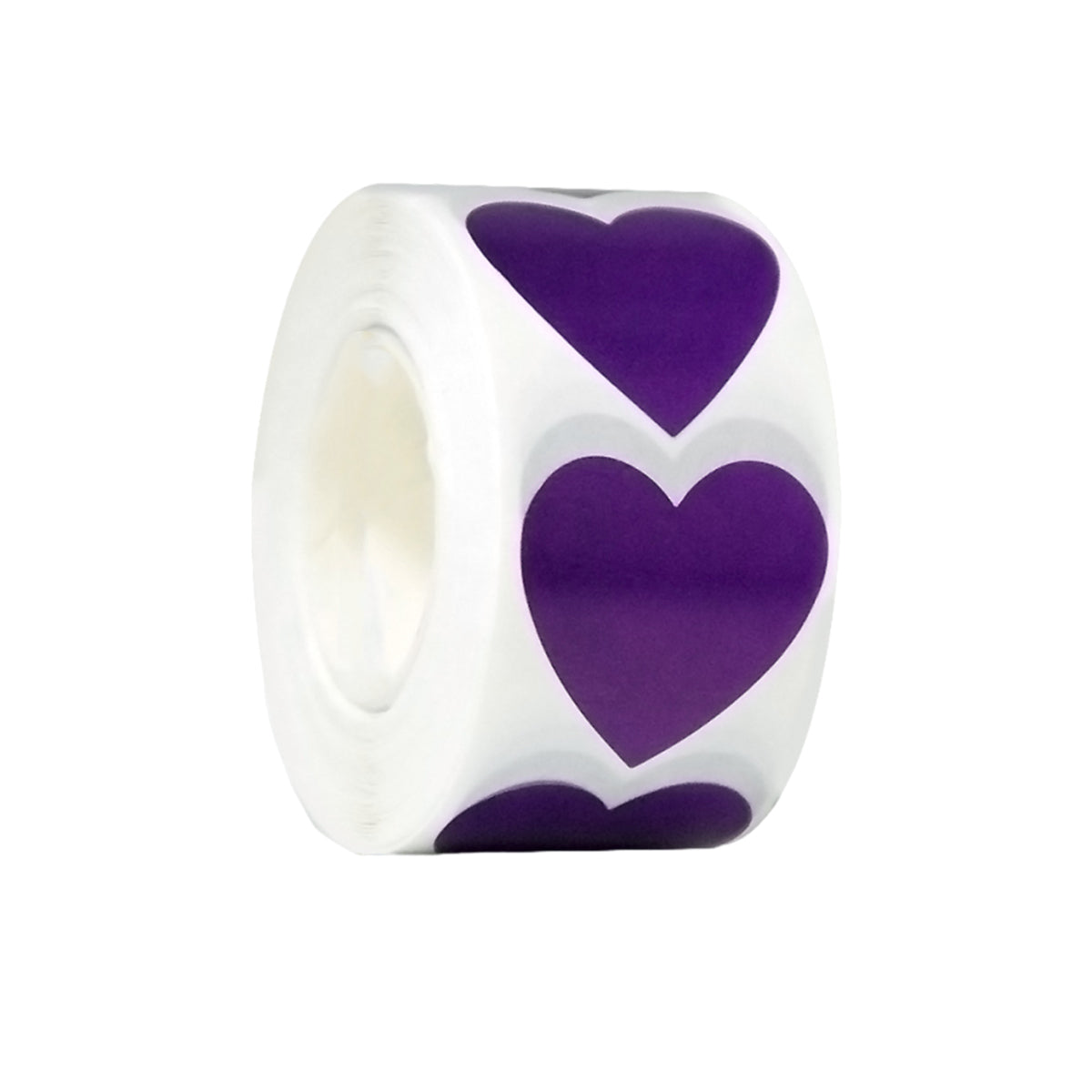 8 Rolls Heart Stickers 500 Pcs Self-Adhesive Labels