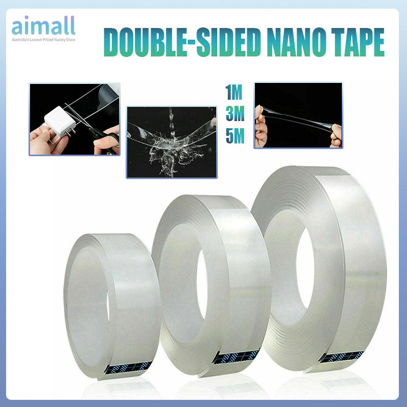 Clear Double-Sided Nano Tape Traceless Gel 20–30 mm