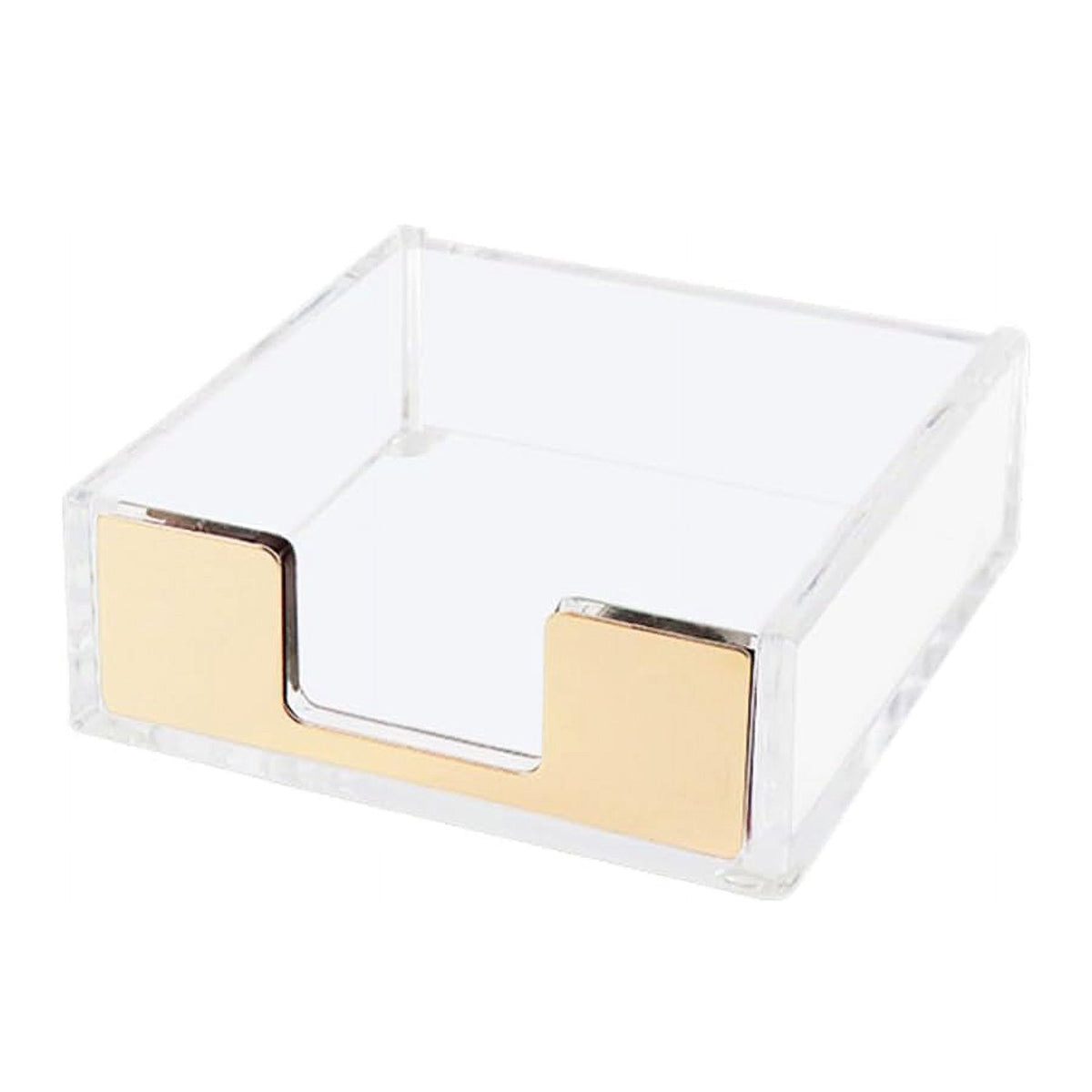 Large Desktop Sticky Note Box Organiser Acrylic Storage Holder