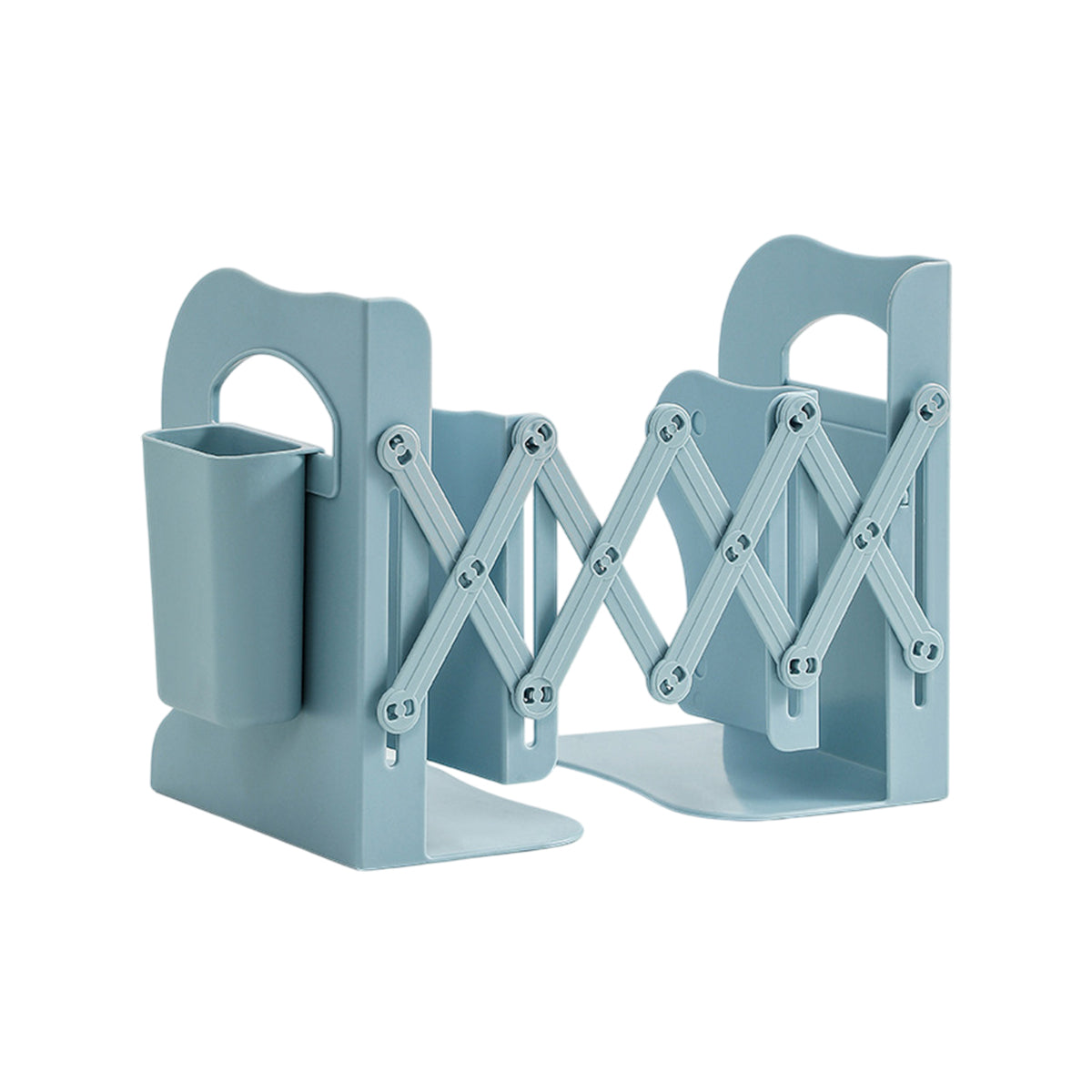 Retractable Book Stand Desk Organizer with Pen Holder