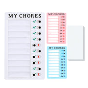 Memo Plastic Board with Slider Checklist for Home or Office
