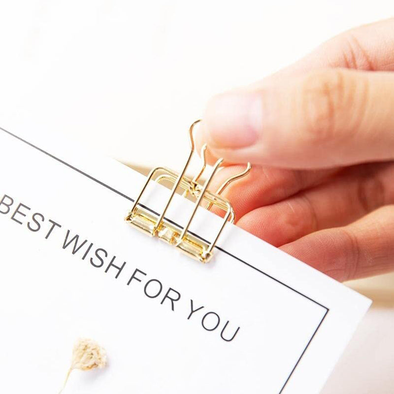 Hollow Swallowtail Metal Binder Clips Bookmark Style in 8 Colours