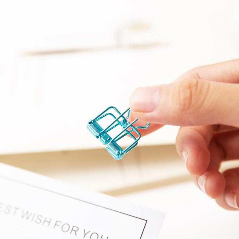 Hollow Swallowtail Metal Binder Clips Bookmark Style in 8 Colours