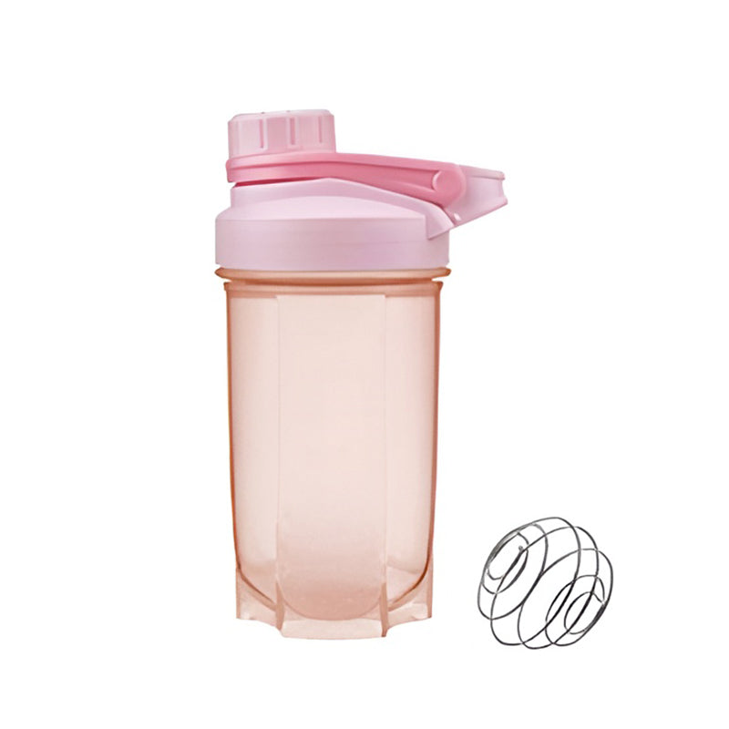 500ml Protein Shake Bottle with Mixing Ball Lid Seal Sports Water Bottle