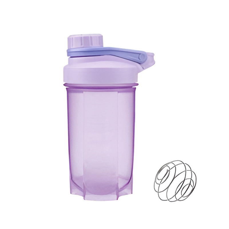 500ml Protein Shake Bottle with Mixing Ball Lid Seal Sports Water Bottle