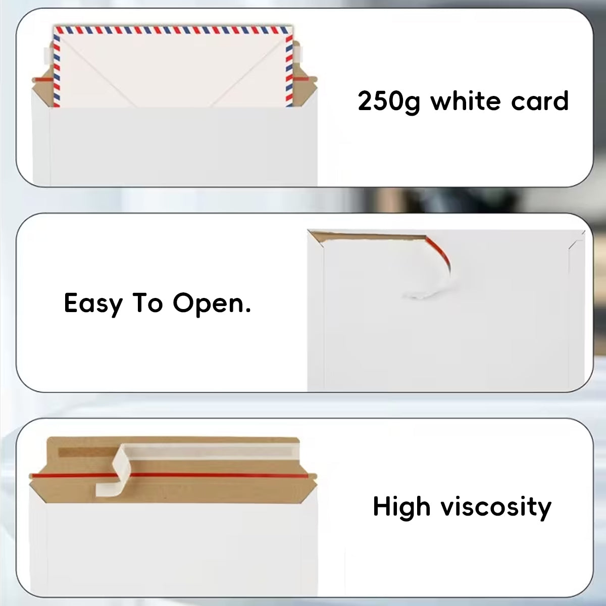 Self Seal Mailing Envelopes 250g Thickened Bags