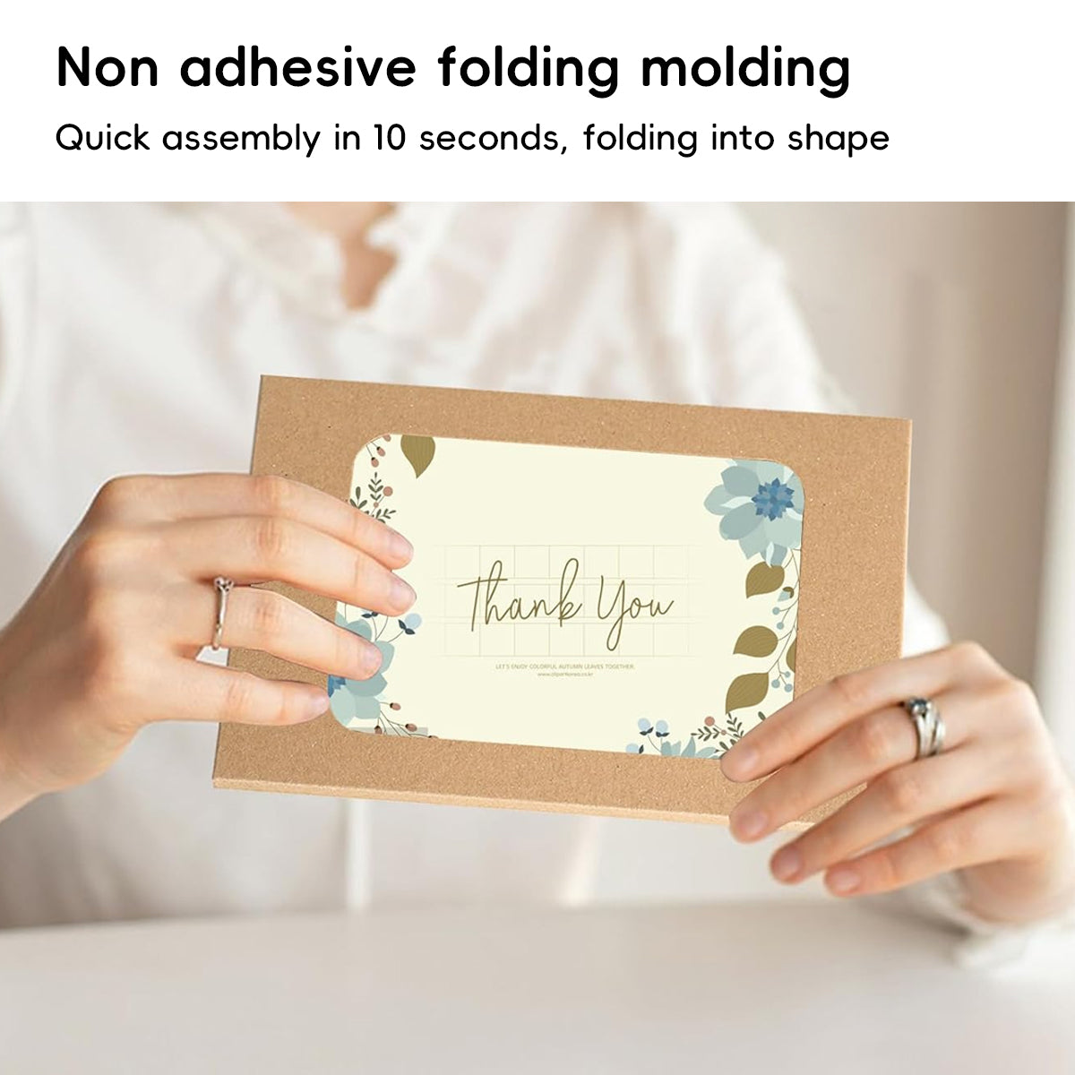 100pcs Windowed Cardboard Postcard Mailing Boxes