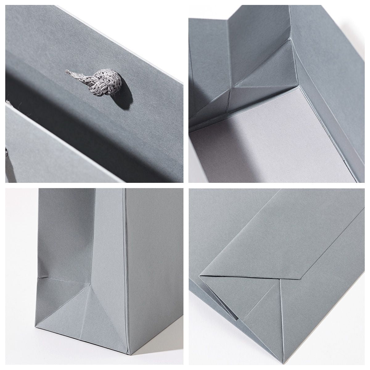 10pcs Paper Gift Bags with Ribbon Handles
