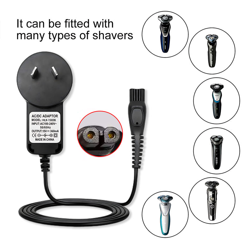15V Shaver Charger for Philips HQ8505 7000 5000 Series