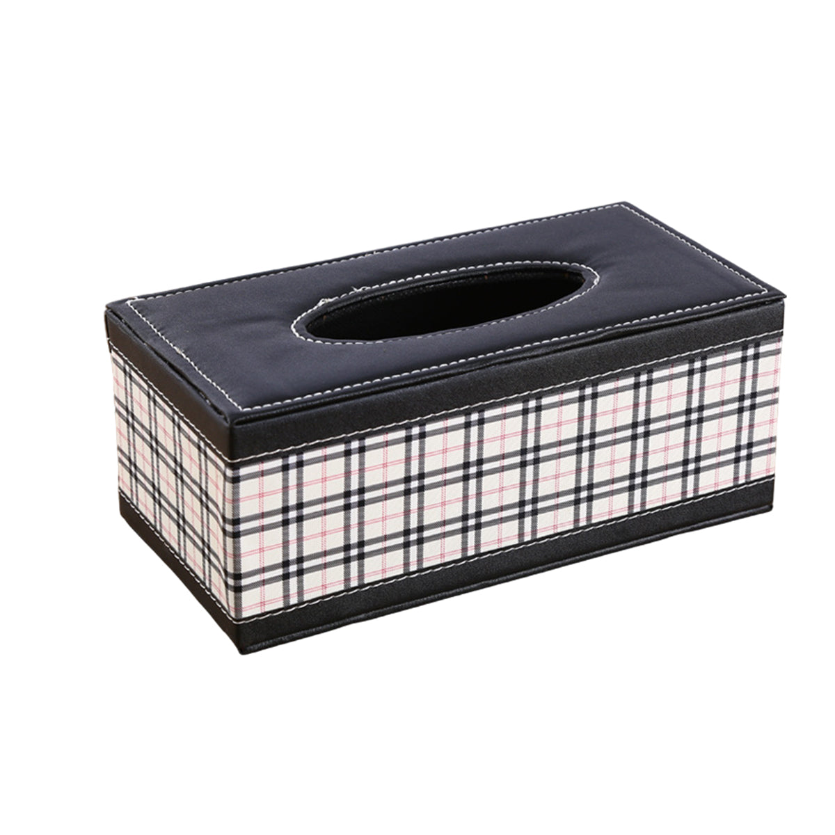 PU Leather Tissue Box Holder for Home Office