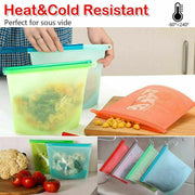 Reusable Silicone Food Storage Bags Vacuum Seal