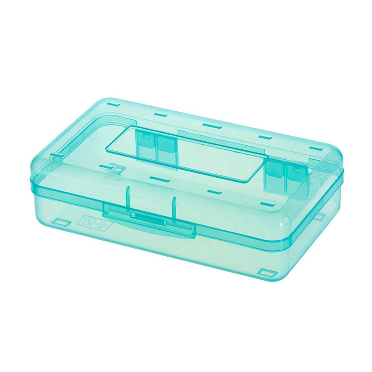 Transparent PP Plastic Pencil Case Large Capacity Multifunctional