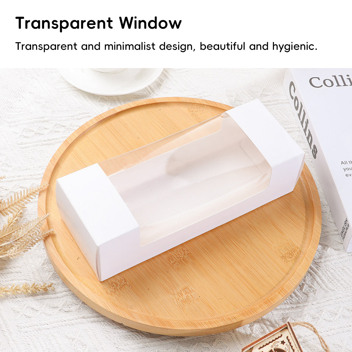 Gift Boxes 50pcs with Clear Window for Jewelry
