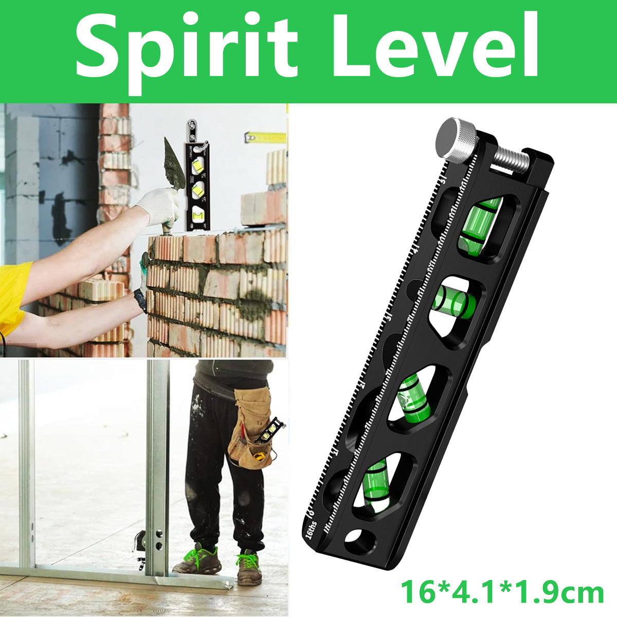 Small Aluminum Alloy Spirit Level for Precision Measuring