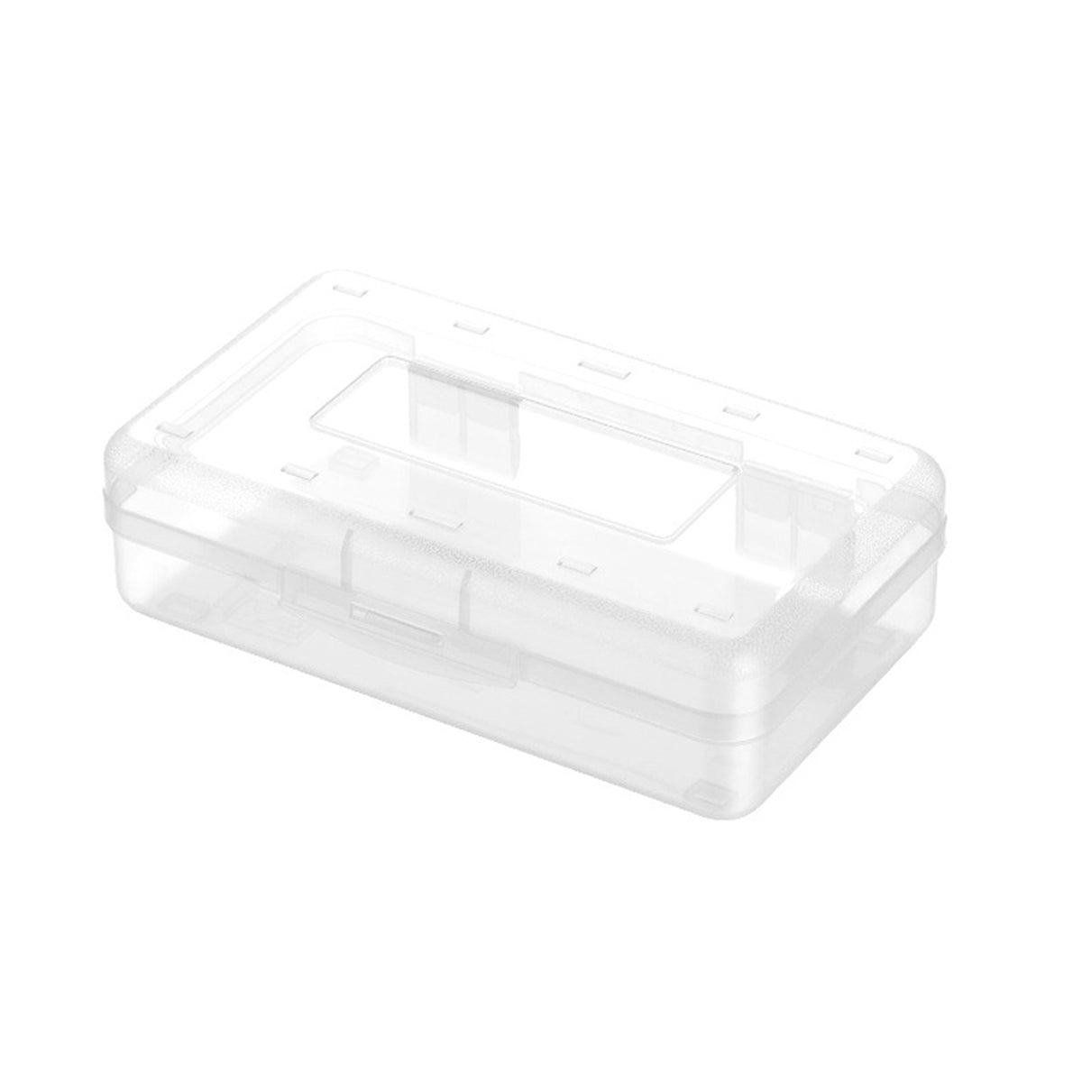 Transparent PP Plastic Pencil Case Large Capacity Multifunctional