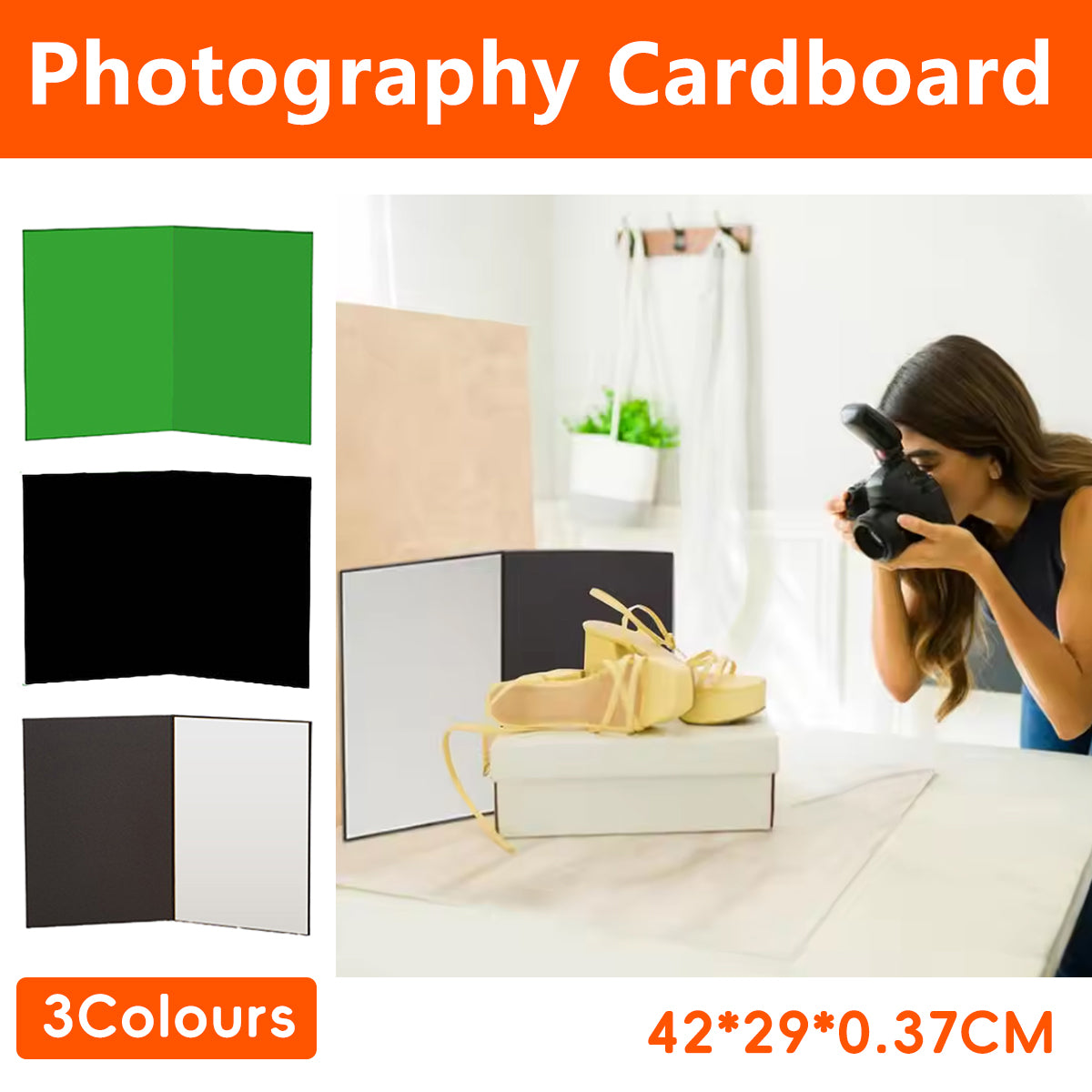 A3 Foldable Cardboard Background Sheet for Product Photography