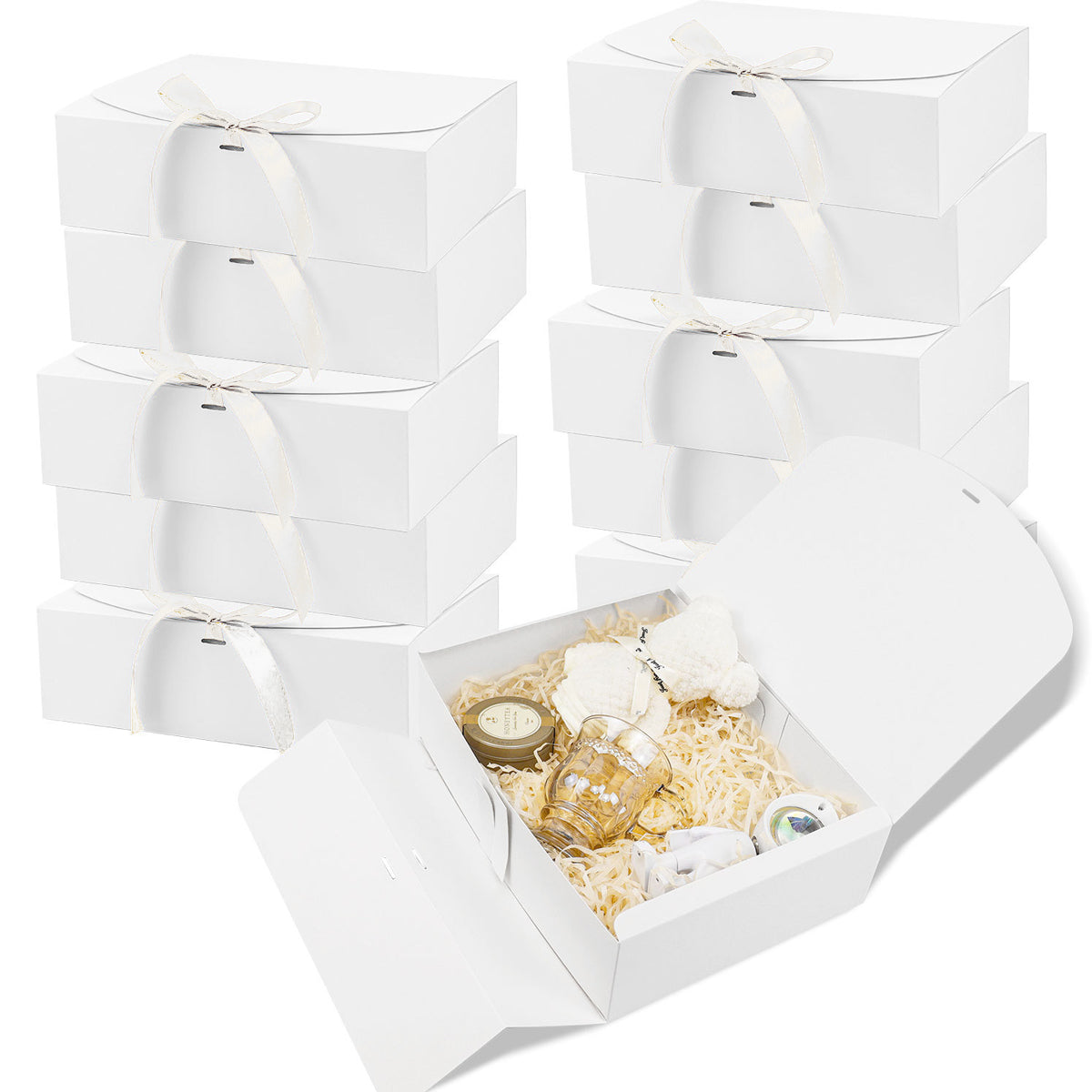 10 Pcs Foldable Gift Box Waterproof for Occasions