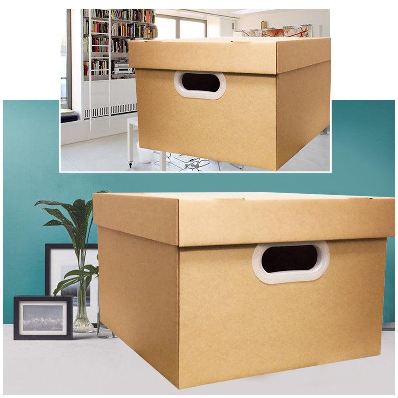 5 Pcs Paper File Storage Boxes Office Document Organizer