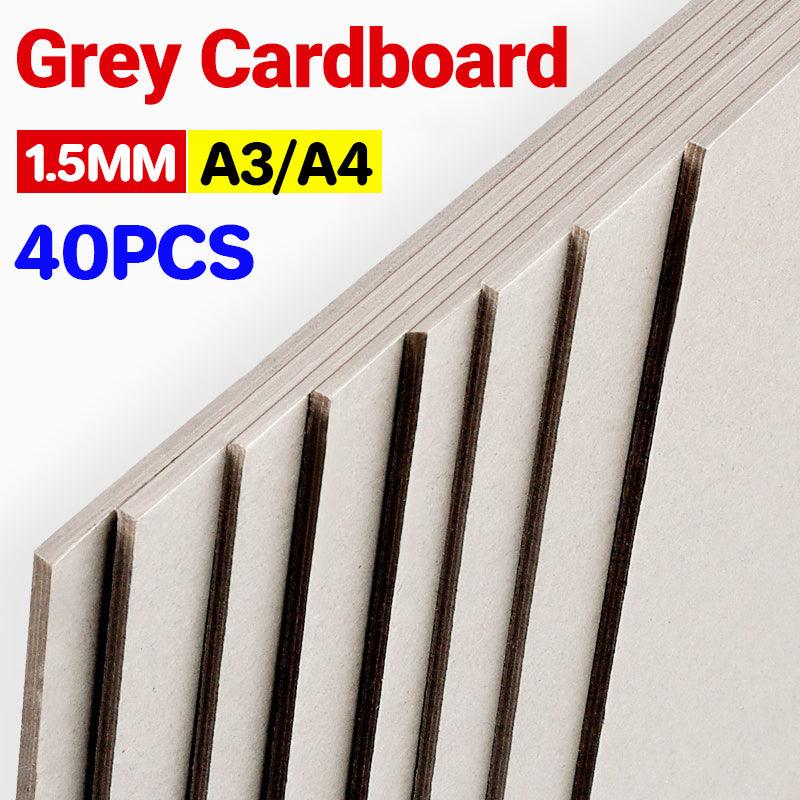 40 Pcs Greyboard Sheets A4 A3 Extra Thick 1.5mm Board