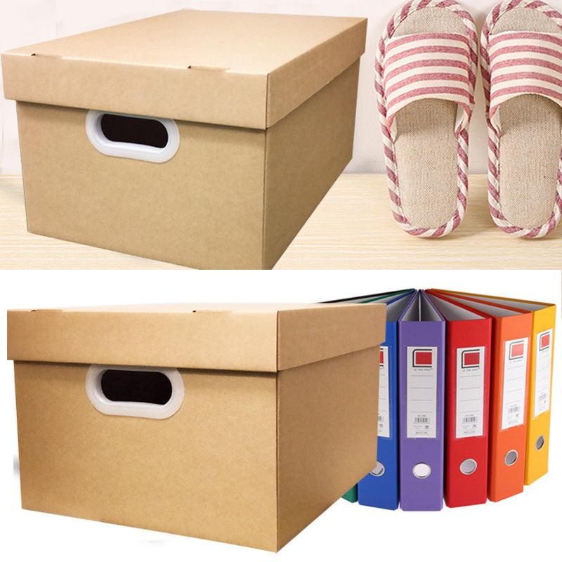 5 Pcs Paper File Storage Boxes Office Document Organizer