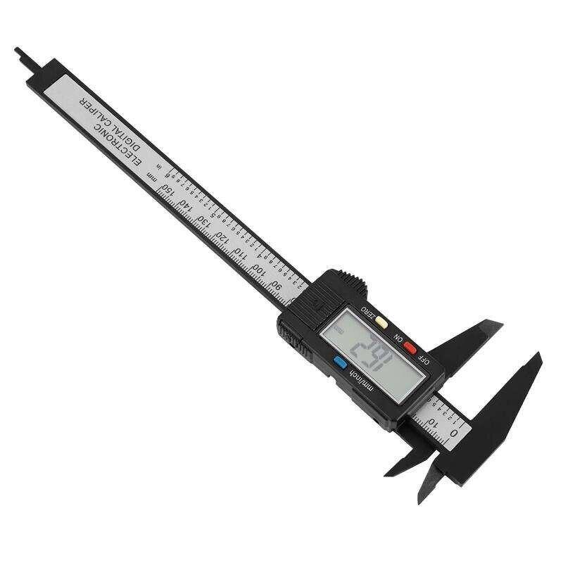 Electronic Digital Vernier Caliper 150mm Carbon Fiber Gauge