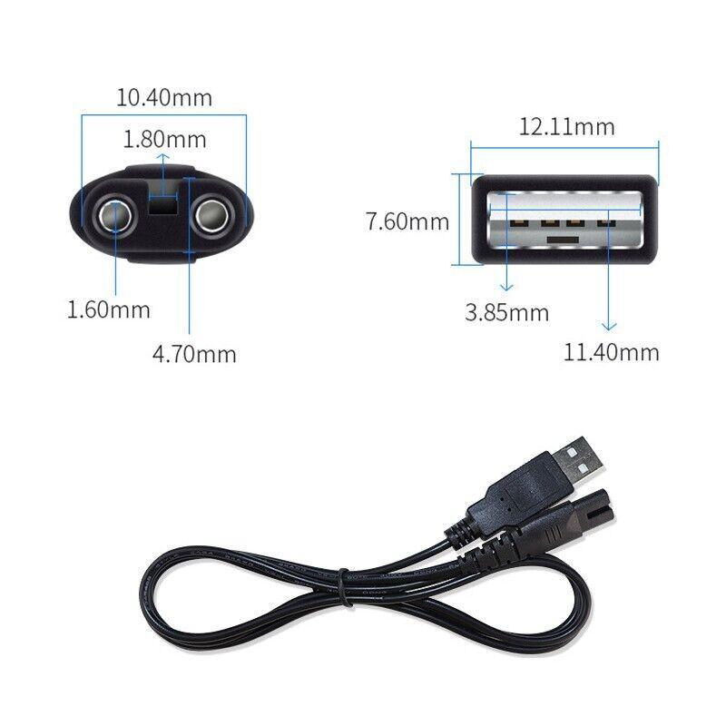 USB Charging Cable 5V for Electric Shaver Trimmer