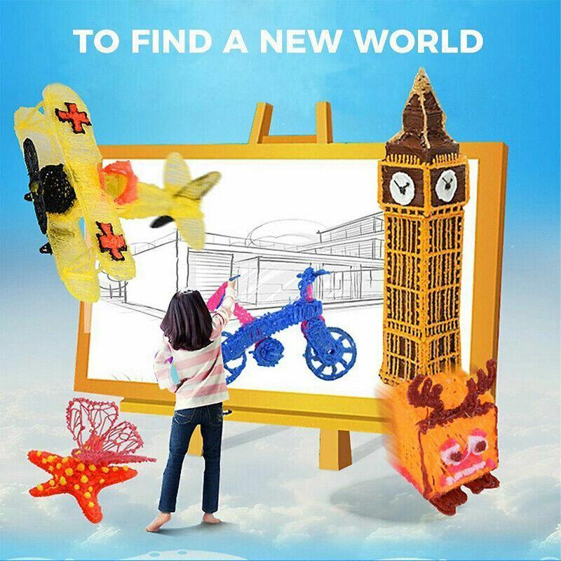 100M 10 Colours 3D Pen Filament PLA 1.75mm Set