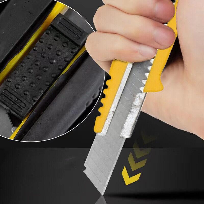 1/2/5PCS Heavy Duty Box Cutter with Retractable Snap Blade