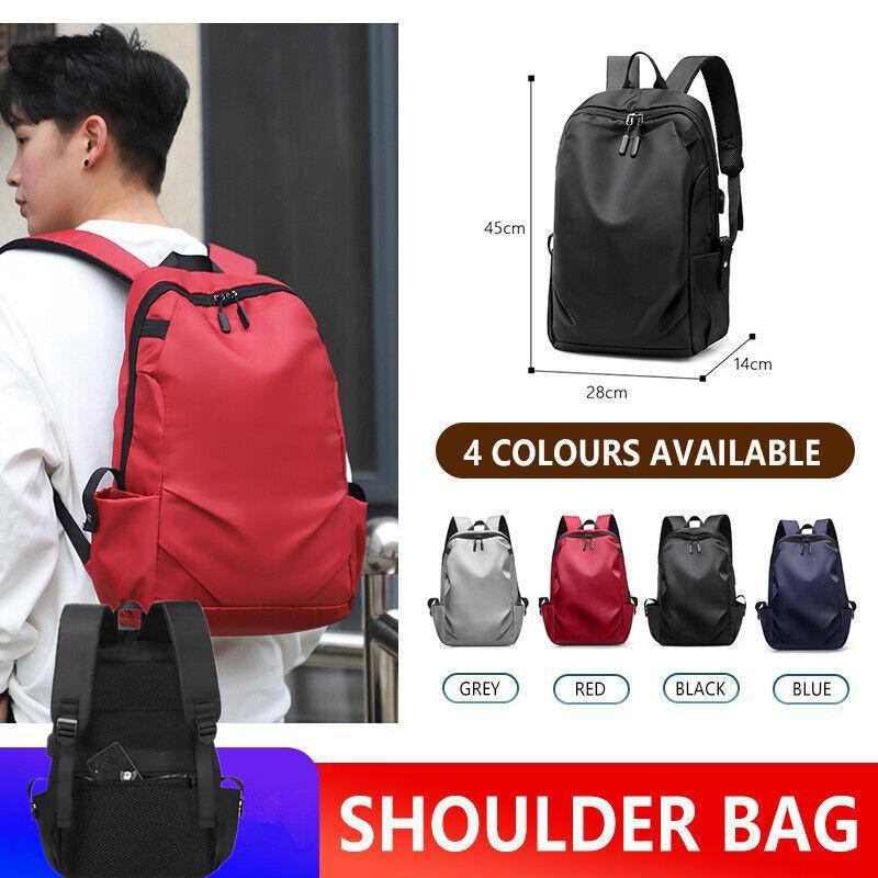 Mens Large Capacity Waterproof Laptop Backpack for Work and Travel