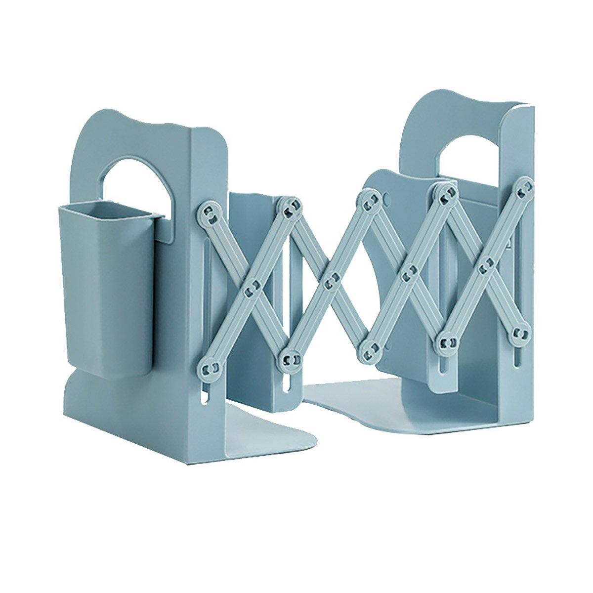 Adjustable Desktop Bookshelf Organiser with Pen Holder Plastic