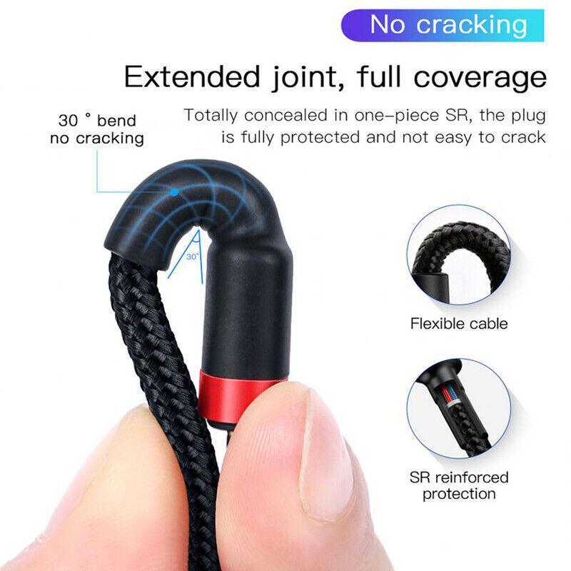 Baseus 60W USB C to Type C Cable PD Fast Charge Braided Lead