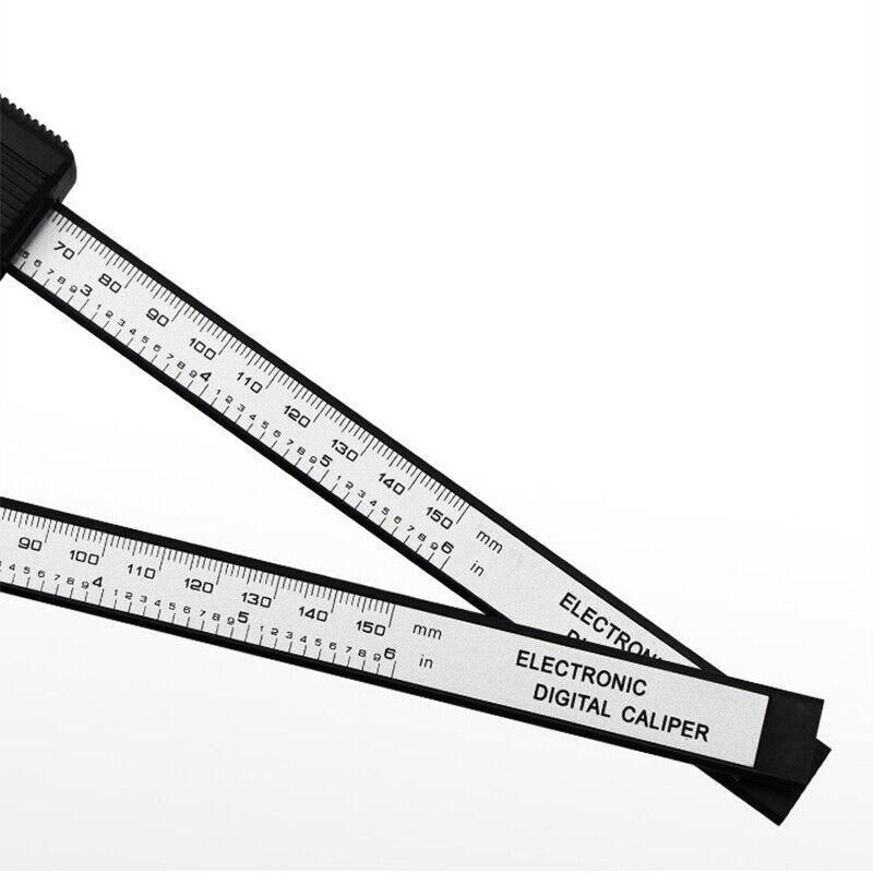 Electronic Digital Vernier Caliper 150mm Carbon Fiber Gauge
