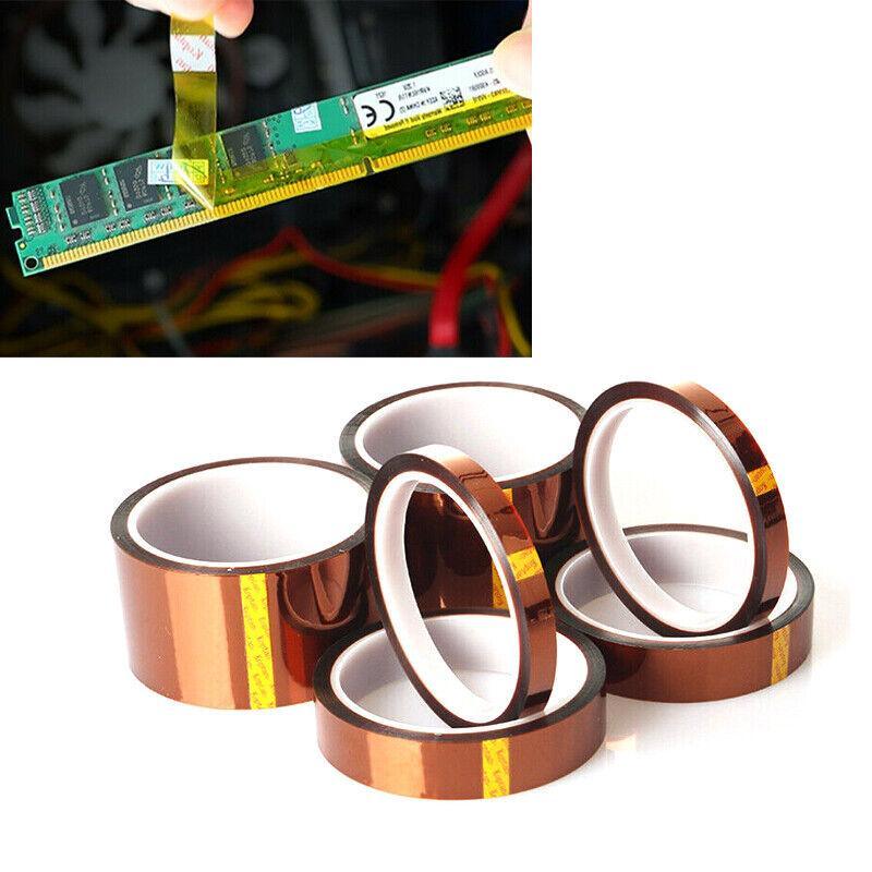 33M Kapton Tape Polyimide Heat Resistant High Temperature 5–25mm