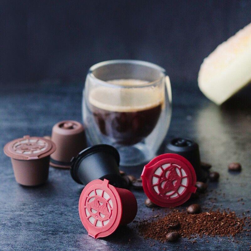 6pcs Refillable Reusable Coffee Pods for Nespresso