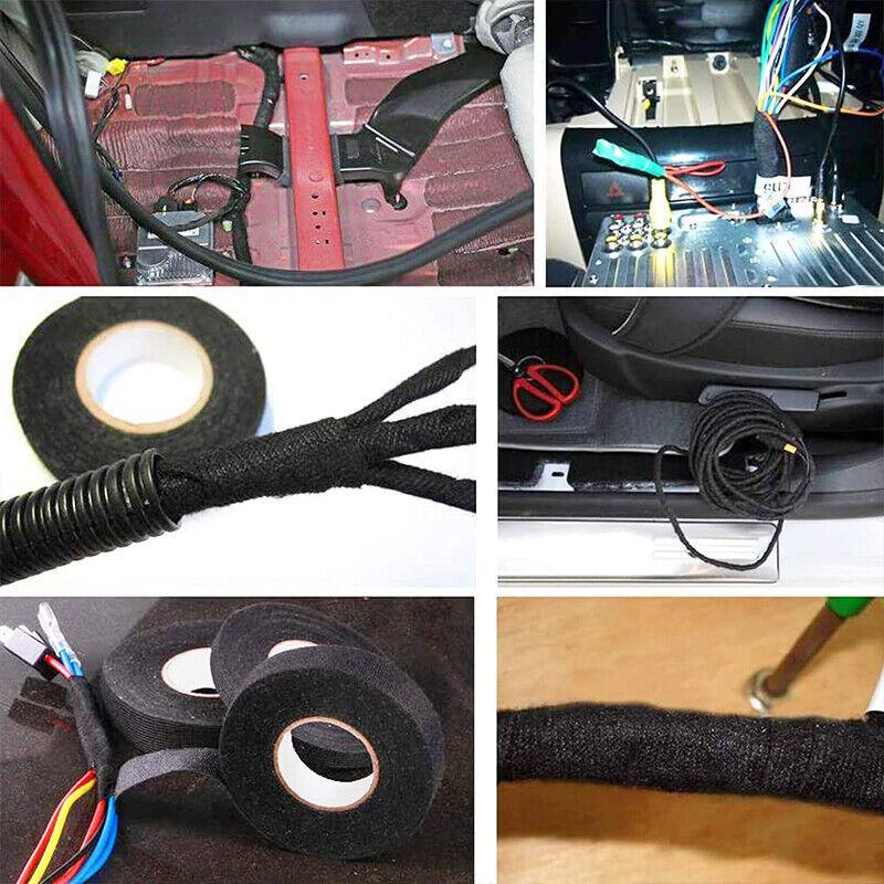 7 Rolls Electrical Harness Tape 19mm x 15m Wire Loom Cloth Adhesive